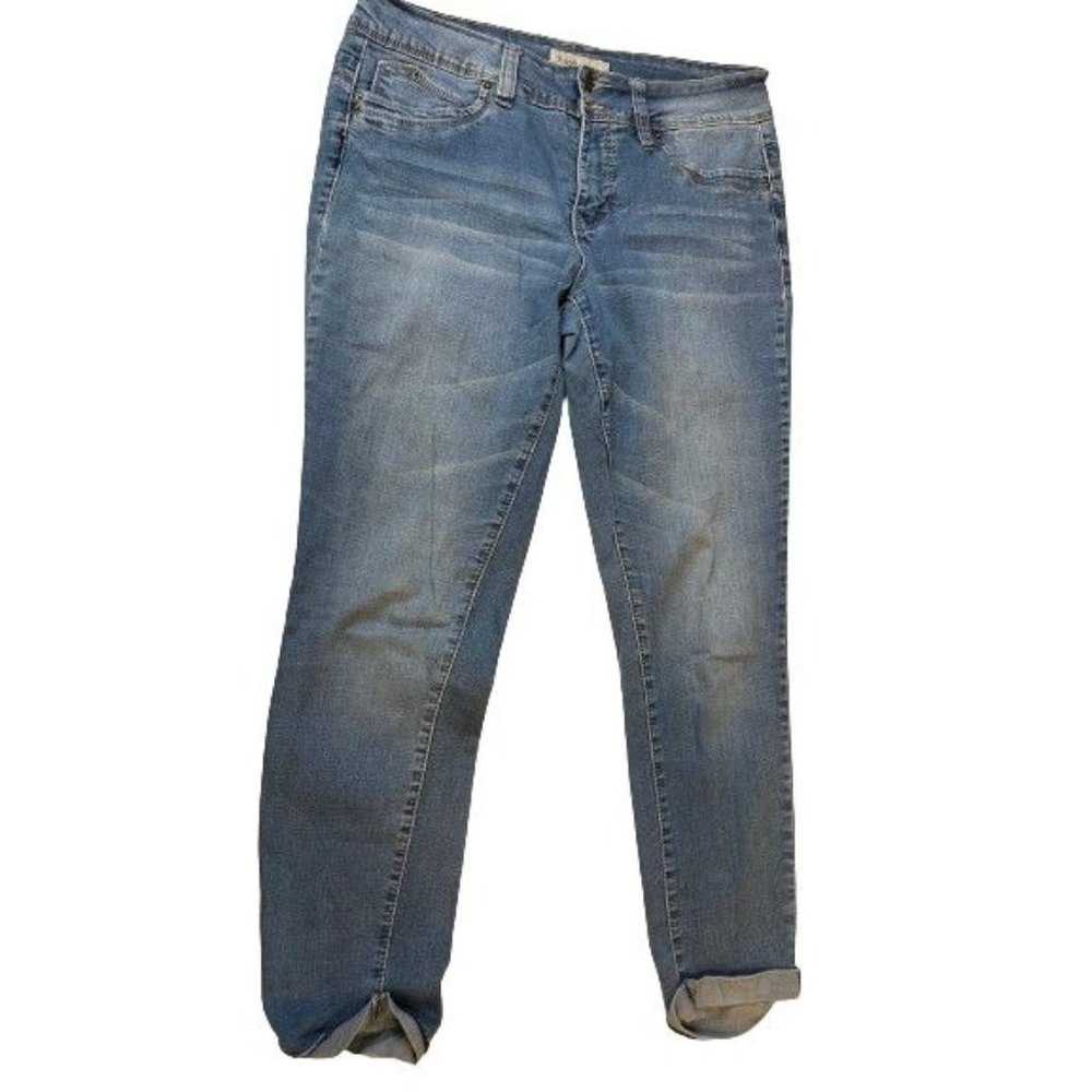 Royalty for Me Womens Jeans Skinny Wanna Betta Butt Cuffed Hem WP686646 Blue 6,